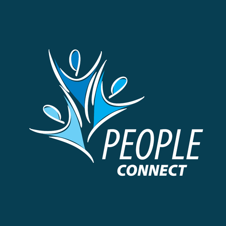 vector logo peopleのイラスト素材