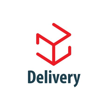 Delivery Logo Templateのイラスト素材