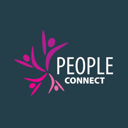 vector logo peopleの写真素材