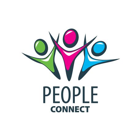 vector logo peopleのイラスト素材