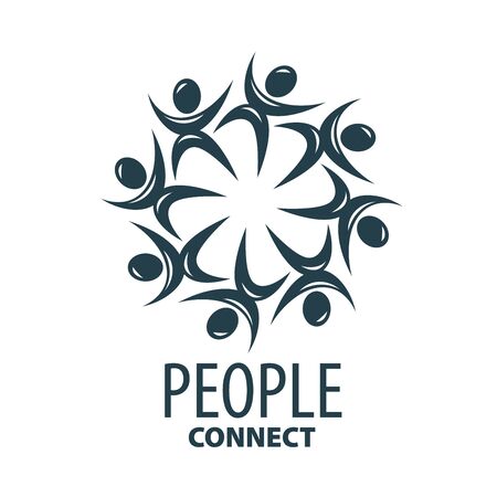 vector logo peopleのイラスト素材