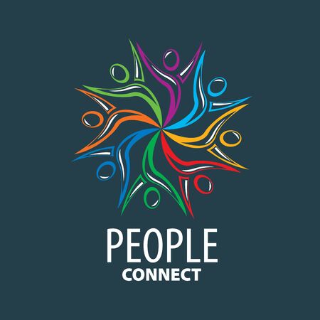 vector logo peopleのイラスト素材