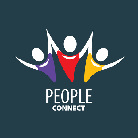 vector logo peopleのイラスト素材