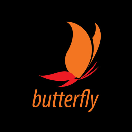 vector butterfly logoのイラスト素材