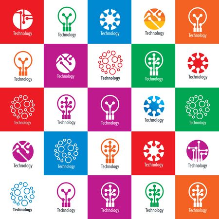 vector logo technologyのイラスト素材