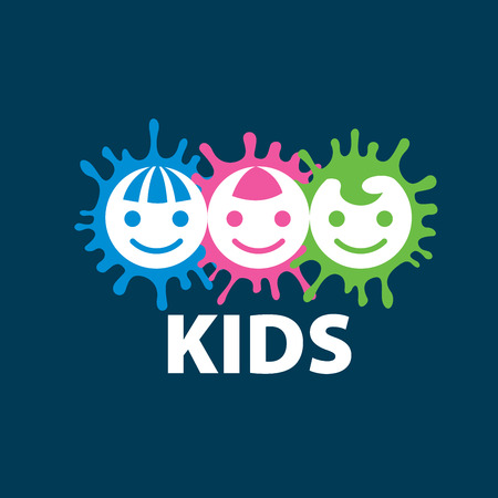 vector logo kidsのイラスト素材