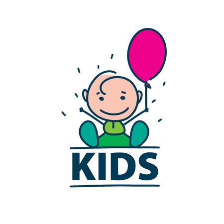 vector logo kidsのイラスト素材