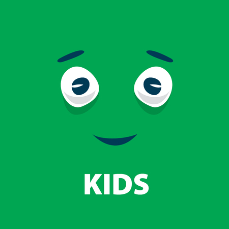 vector logo kidsのイラスト素材