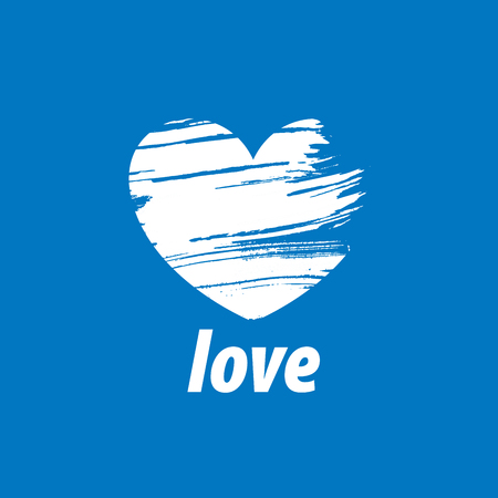 logo heart splashのイラスト素材