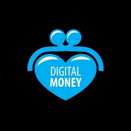 purse logo design template. Vector illustration of iconのイラスト素材