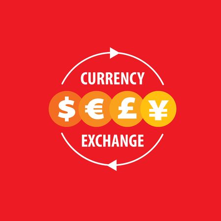 vector logo currency exchangeのイラスト素材