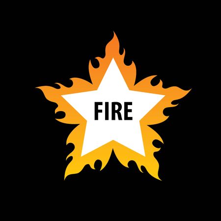 fire vector logoのイラスト素材