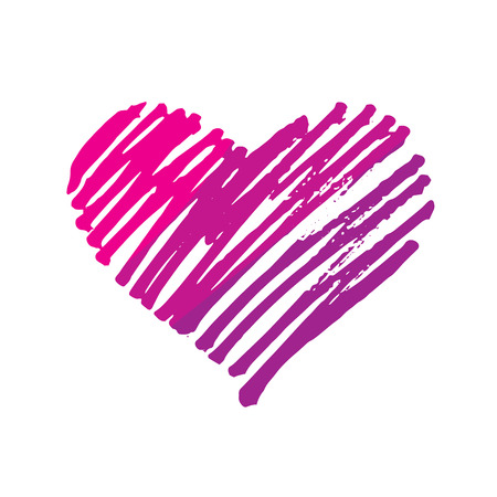 Vector heart logoのイラスト素材