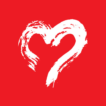 Vector heart logoのイラスト素材