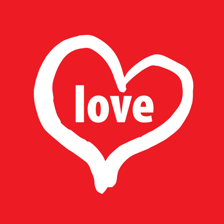 Vector heart logoのイラスト素材