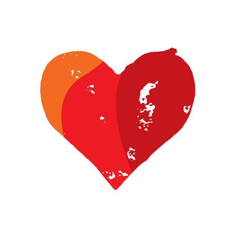 Vector heart logoのイラスト素材