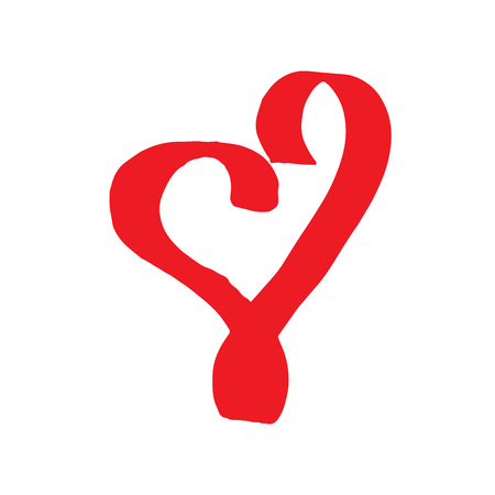Vector heart logoのイラスト素材