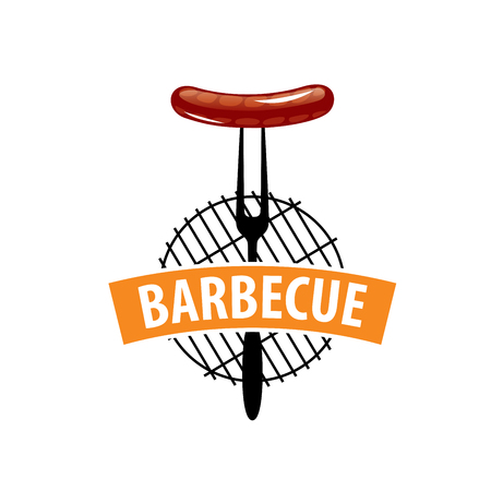 Barbecue party logoのイラスト素材