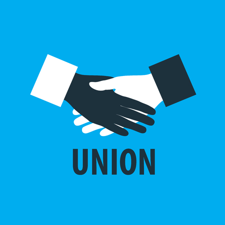 vector logo handshakeのイラスト素材