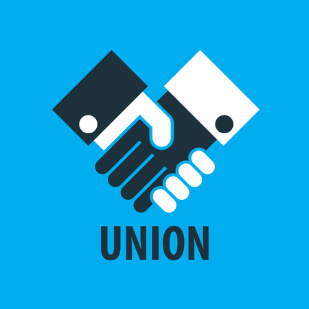 vector logo handshakeのイラスト素材
