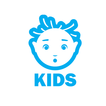 vector logo kidsのイラスト素材