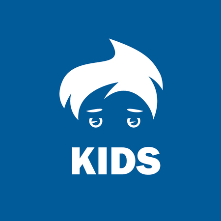 vector logo kidsのイラスト素材