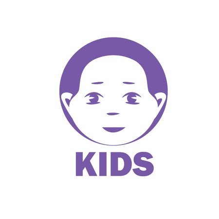 vector logo kidsのイラスト素材