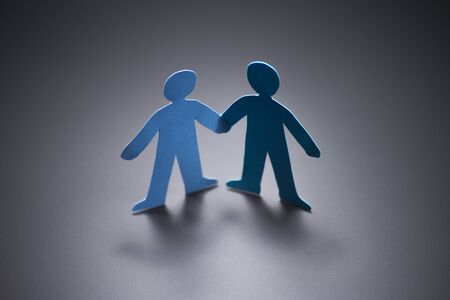 the Commonwealth people origamiの写真素材