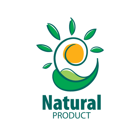 logo natural productのイラスト素材