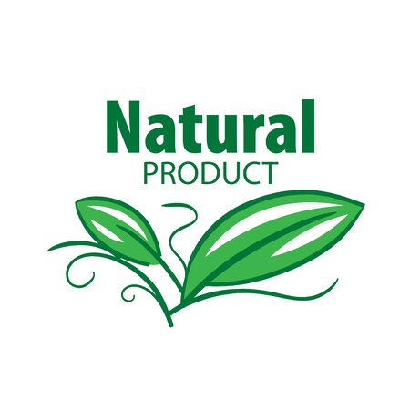 logo natural productのイラスト素材