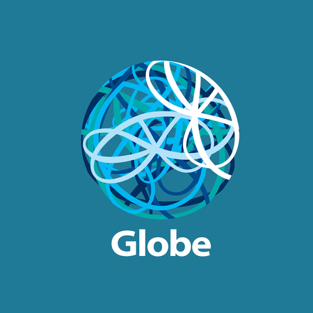 vector logo globeのイラスト素材