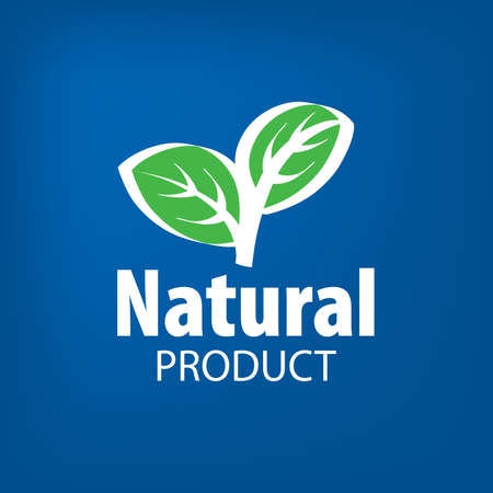 Natural product logoのイラスト素材