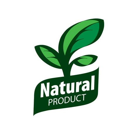 Natural product logoのイラスト素材