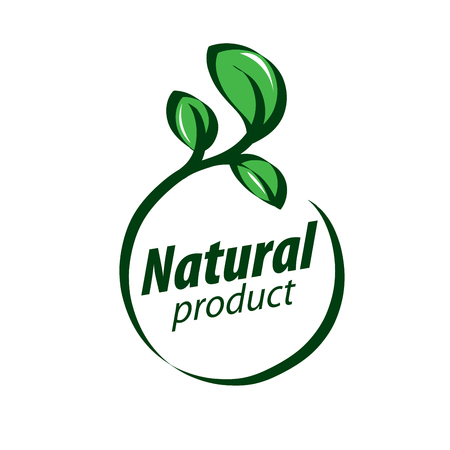 Natural product logoのイラスト素材