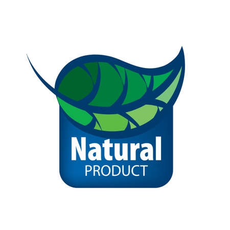 Natural product logoのイラスト素材