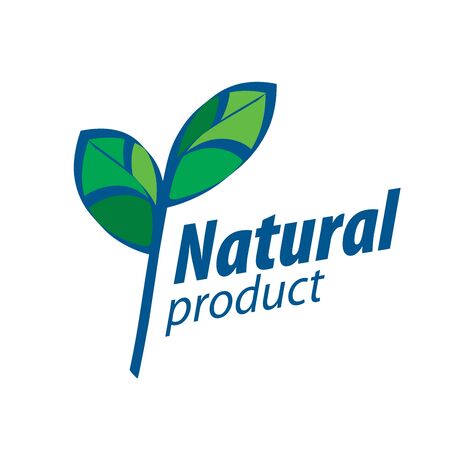 Natural product logoのイラスト素材