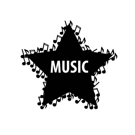 vector logo musicのイラスト素材