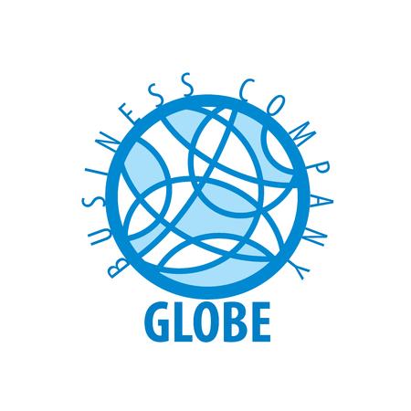 Earth logo template. Globe signのイラスト素材