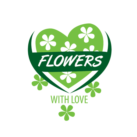 Abstract floral design icon, plant vector illustrationのイラスト素材