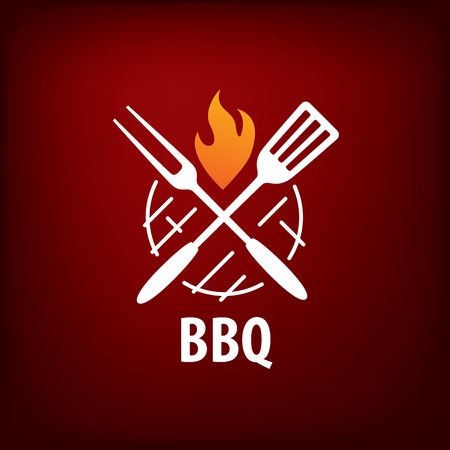 Design template for a barbecue. Vector illustrationのイラスト素材
