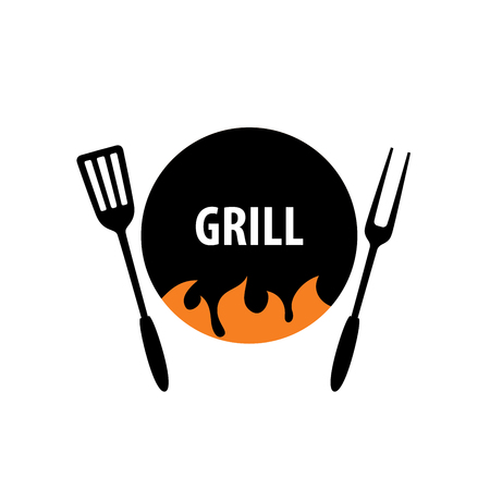 Barbecue party grill iconのイラスト素材
