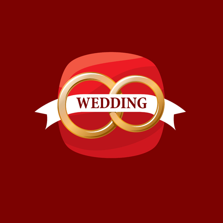 Wedding symbol vector illustration.のイラスト素材