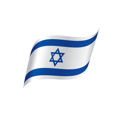 Israel flag illustrationのイラスト素材
