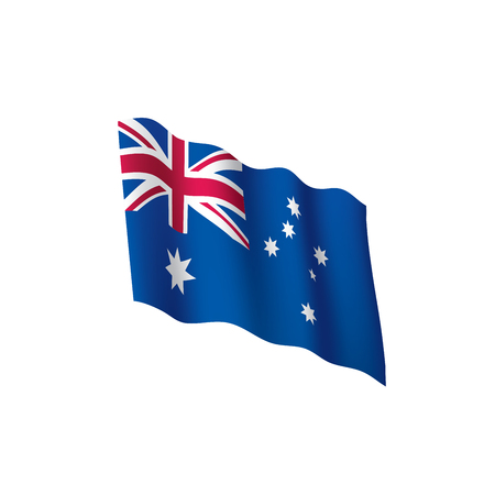 Australia flag, vector illustrationのイラスト素材