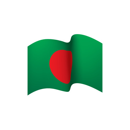 Bangladesh flag, vector illustrationのイラスト素材