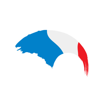 France flag, vector illustrationのイラスト素材