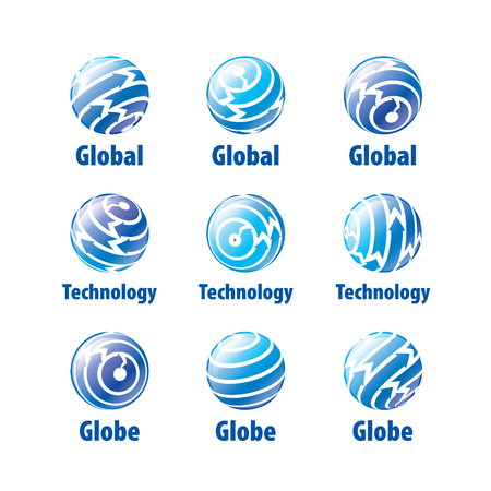vector logo globeのイラスト素材
