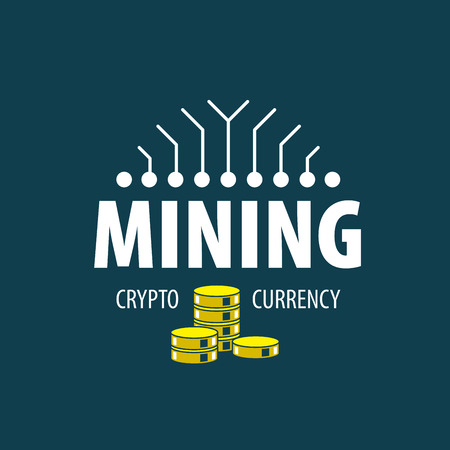 Digital currency miningのイラスト素材