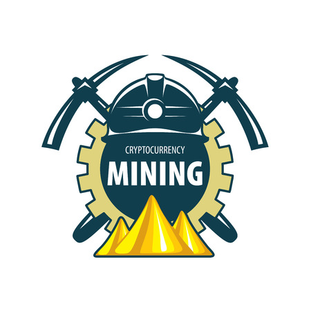Digital currency miningのイラスト素材