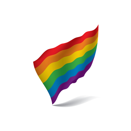 Vector a rainbow flagのイラスト素材